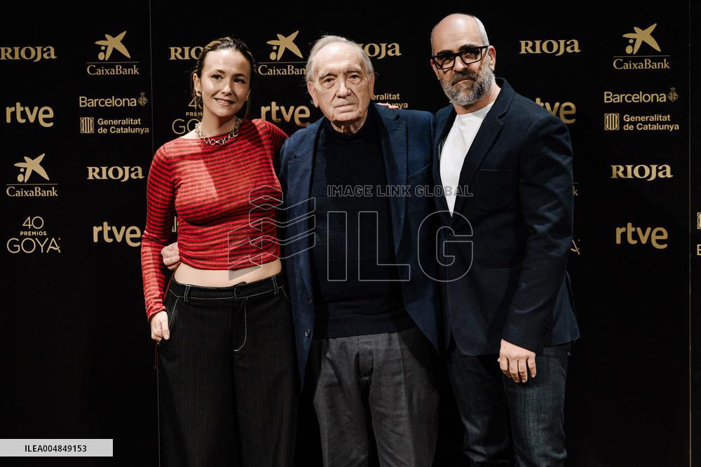 40th Goya Awards Presentation - Madrid