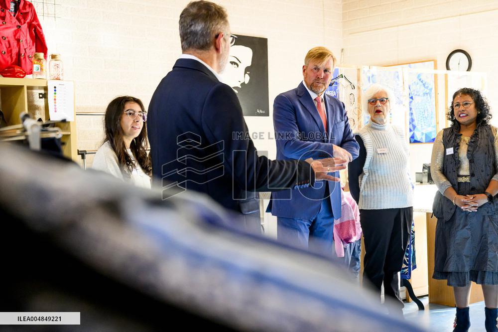 King Willem-Alexander Visits Interchurch Diaconal Consultation - Lelystad