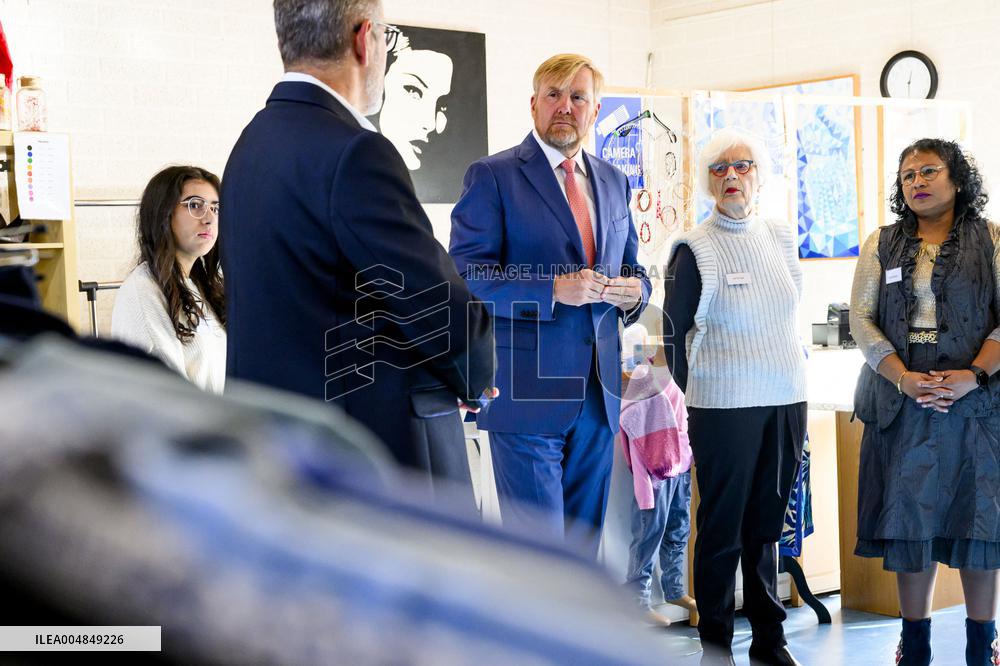 King Willem-Alexander Visits Interchurch Diaconal Consultation - Lelystad