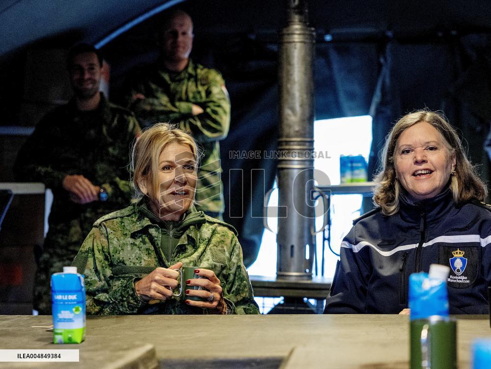 Queen Maxima Visits Royal Netherlands Marechaussee Training - Netherlands