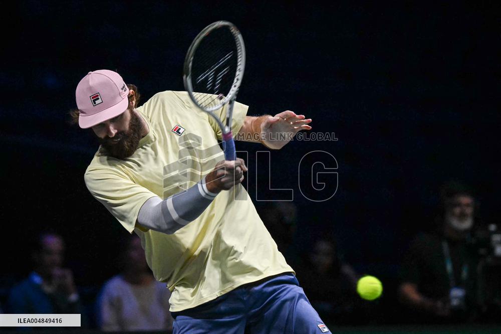 Corentin Moutet vs Reilly Opelka at Rolex Paris Masters 2025 in Paris FA