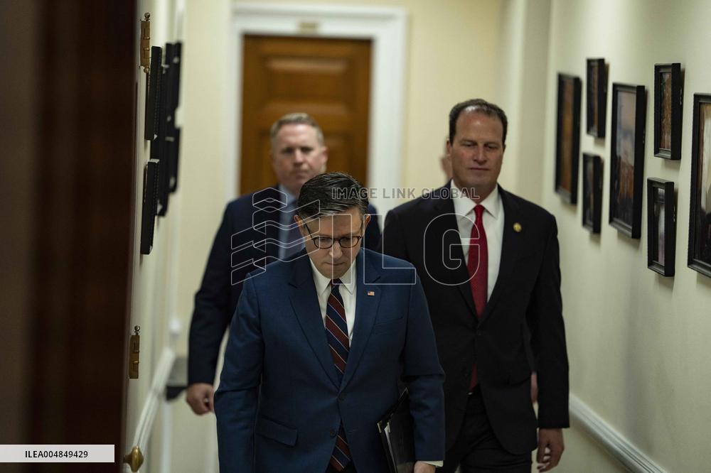 Speaker Johnson Marking The 28th day of the US Government Shutdown - Washington DC