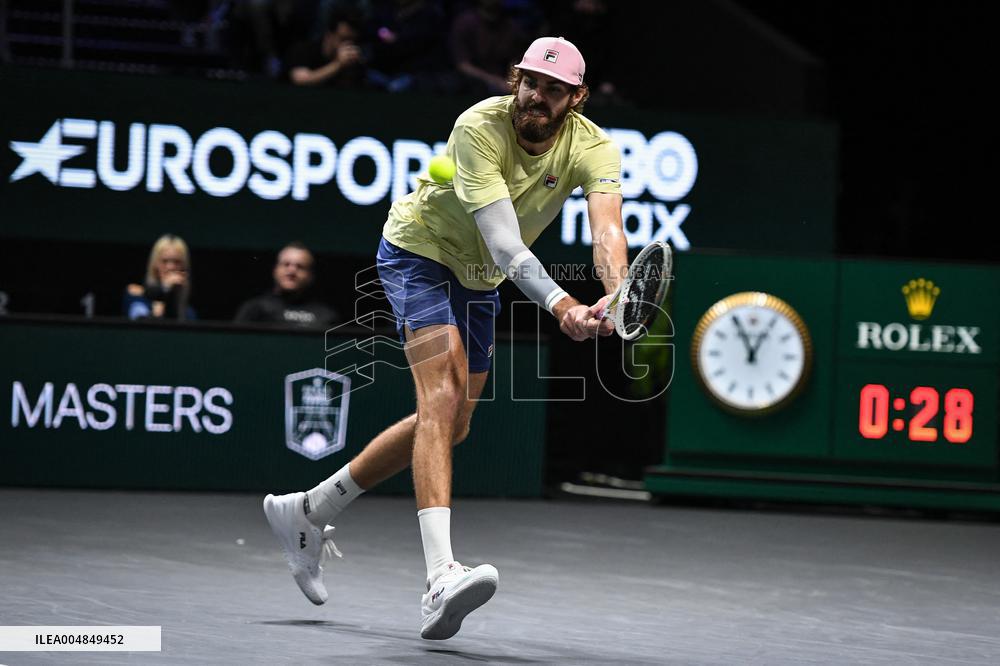 Corentin Moutet vs Reilly Opelka at Rolex Paris Masters 2025 in Paris FA