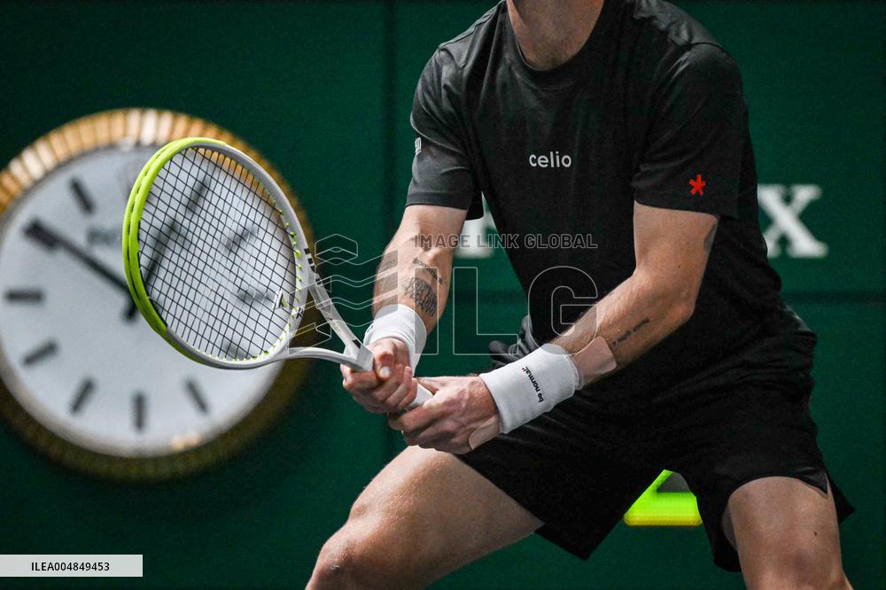 Corentin Moutet vs Reilly Opelka at Rolex Paris Masters 2025 in Paris FA