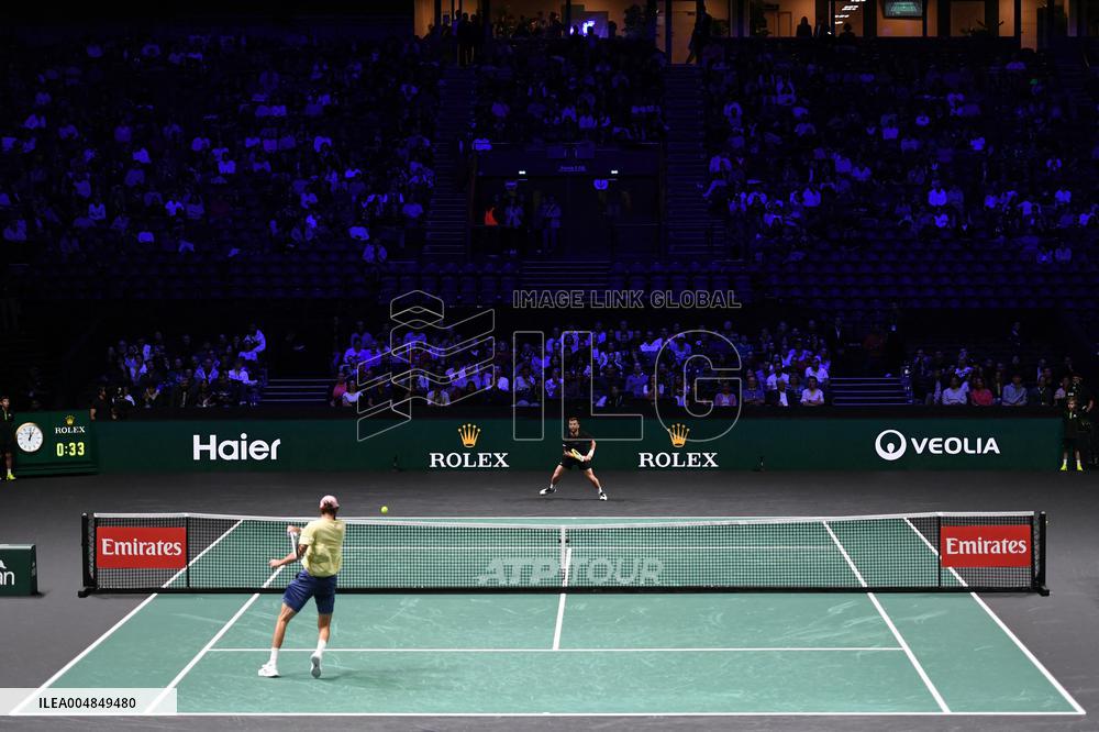Corentin Moutet vs Reilly Opelka at Rolex Paris Masters 2025 in Paris FA