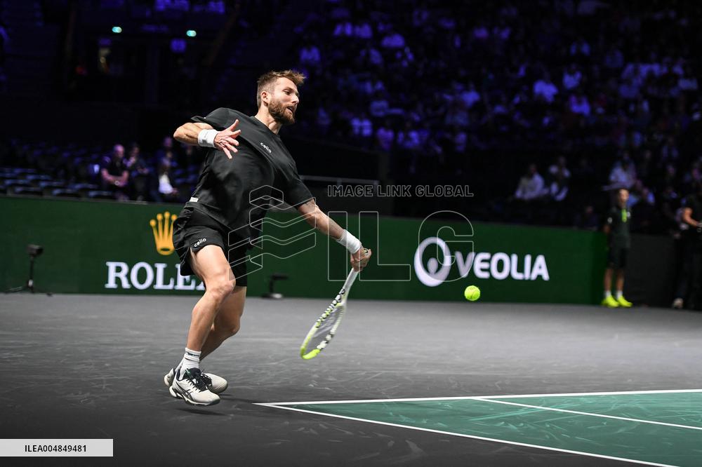Corentin Moutet vs Reilly Opelka at Rolex Paris Masters 2025 in Paris FA