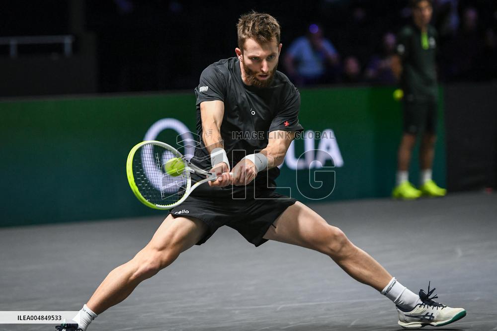 Corentin Moutet vs Reilly Opelka at Rolex Paris Masters 2025 in Paris FA