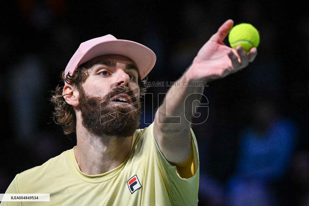 Corentin Moutet vs Reilly Opelka at Rolex Paris Masters 2025 in Paris FA