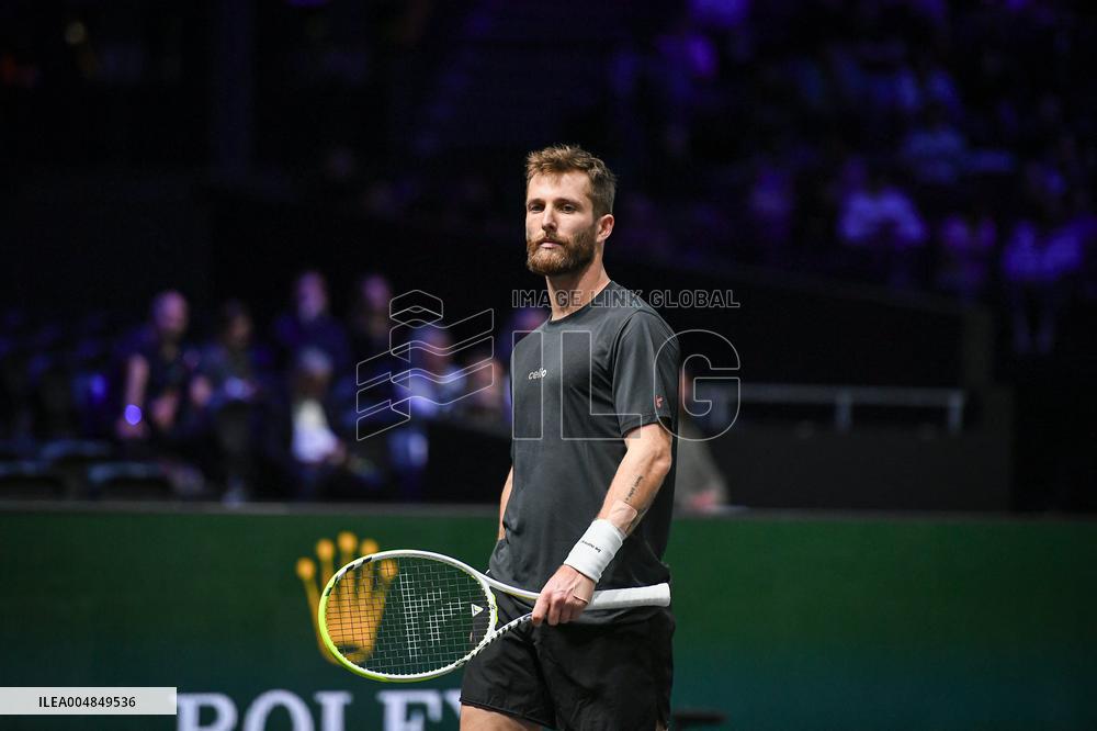 Corentin Moutet vs Reilly Opelka at Rolex Paris Masters 2025 in Paris FA