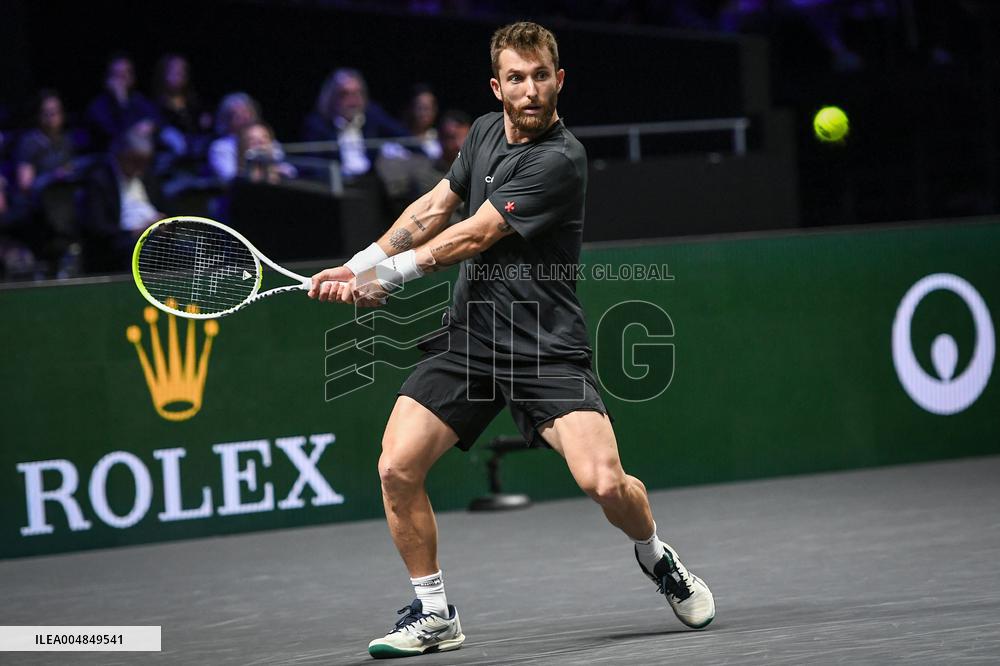 Corentin Moutet vs Reilly Opelka at Rolex Paris Masters 2025 in Paris FA