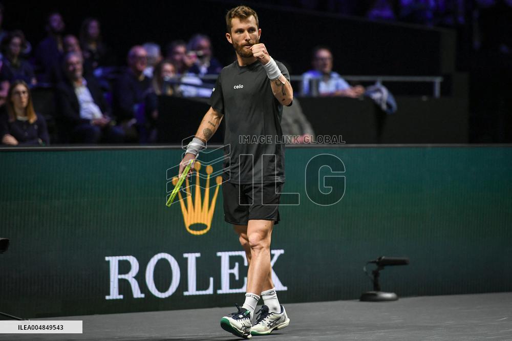 Corentin Moutet vs Reilly Opelka at Rolex Paris Masters 2025 in Paris FA