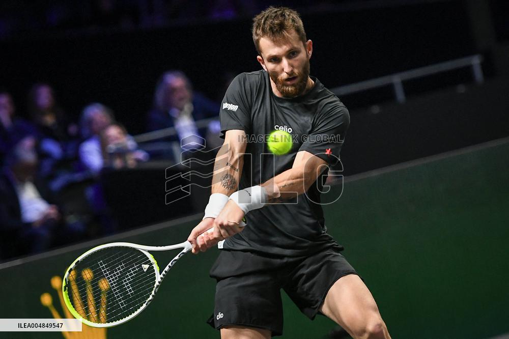 Corentin Moutet vs Reilly Opelka at Rolex Paris Masters 2025 in Paris FA