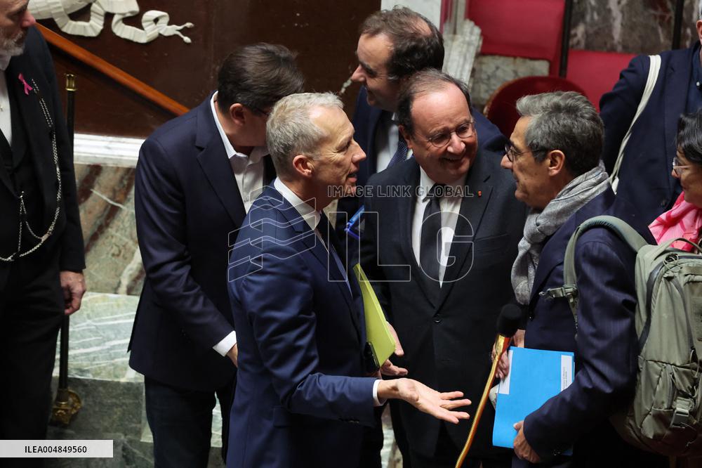 Session of Questions to the Government at the French National Assembly - Paris