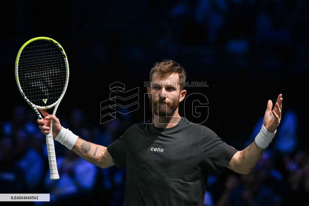 Corentin Moutet vs Reilly Opelka at Rolex Paris Masters 2025 in Paris FA
