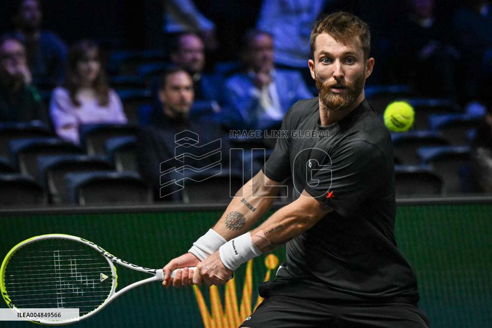 Corentin Moutet vs Reilly Opelka at Rolex Paris Masters 2025 in Paris FA