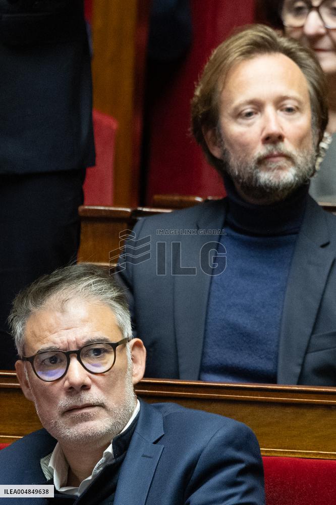 Questions to the government at the National Assembly - Paris