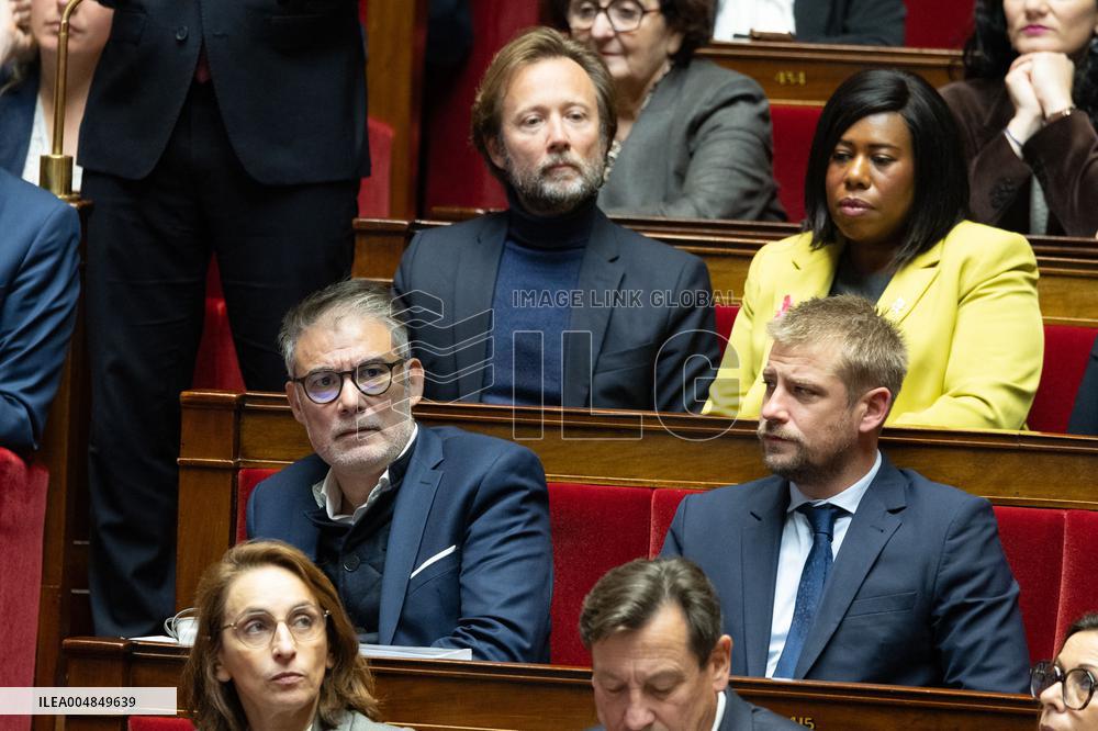 Questions to the government at the National Assembly - Paris