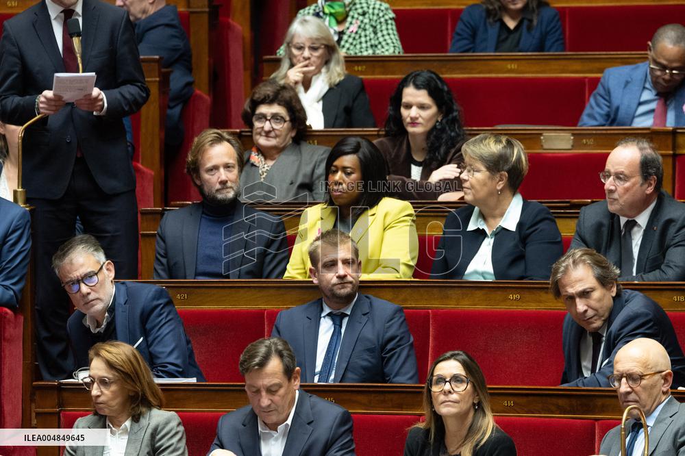 Questions to the government at the National Assembly - Paris