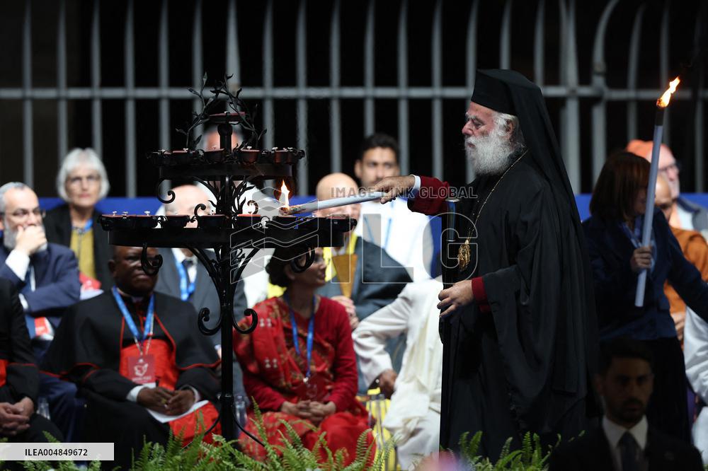 Pope Leo XIV participates in the International Meeting for Peace - Rome