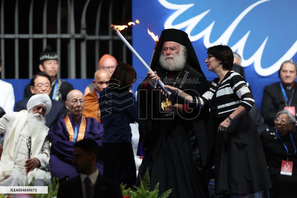 Pope Leo XIV participates in the International Meeting for Peace - Rome