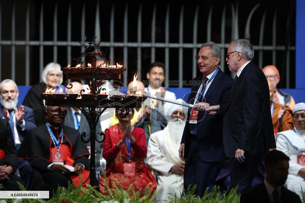 Pope Leo XIV participates in the International Meeting for Peace - Rome