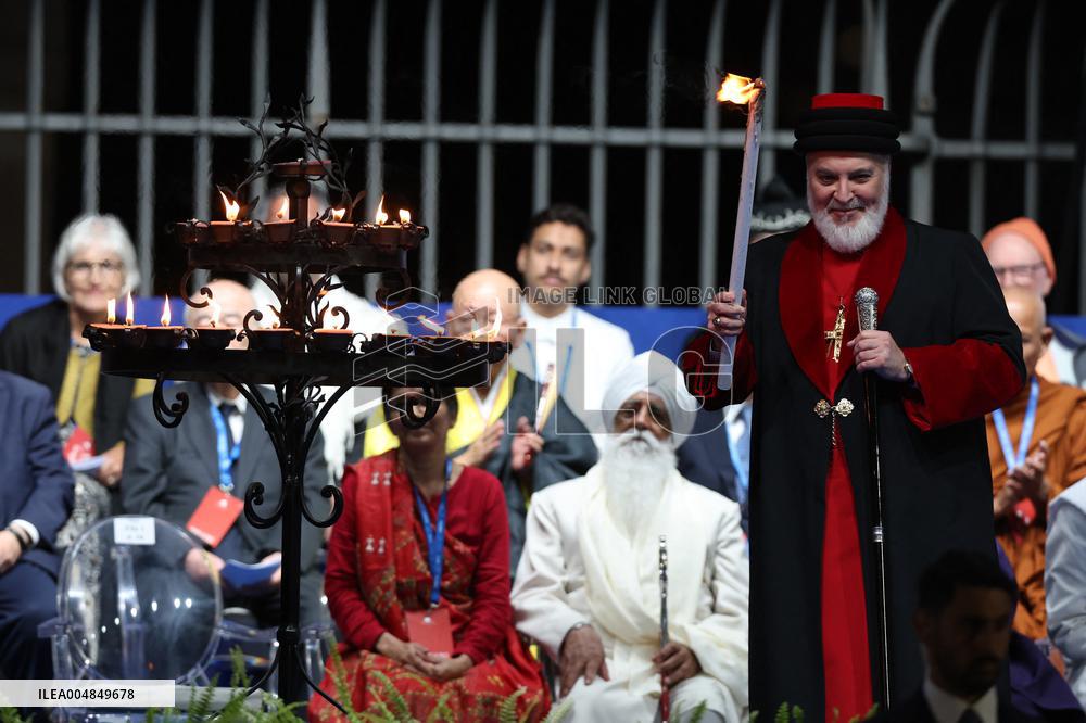 Pope Leo XIV participates in the International Meeting for Peace - Rome