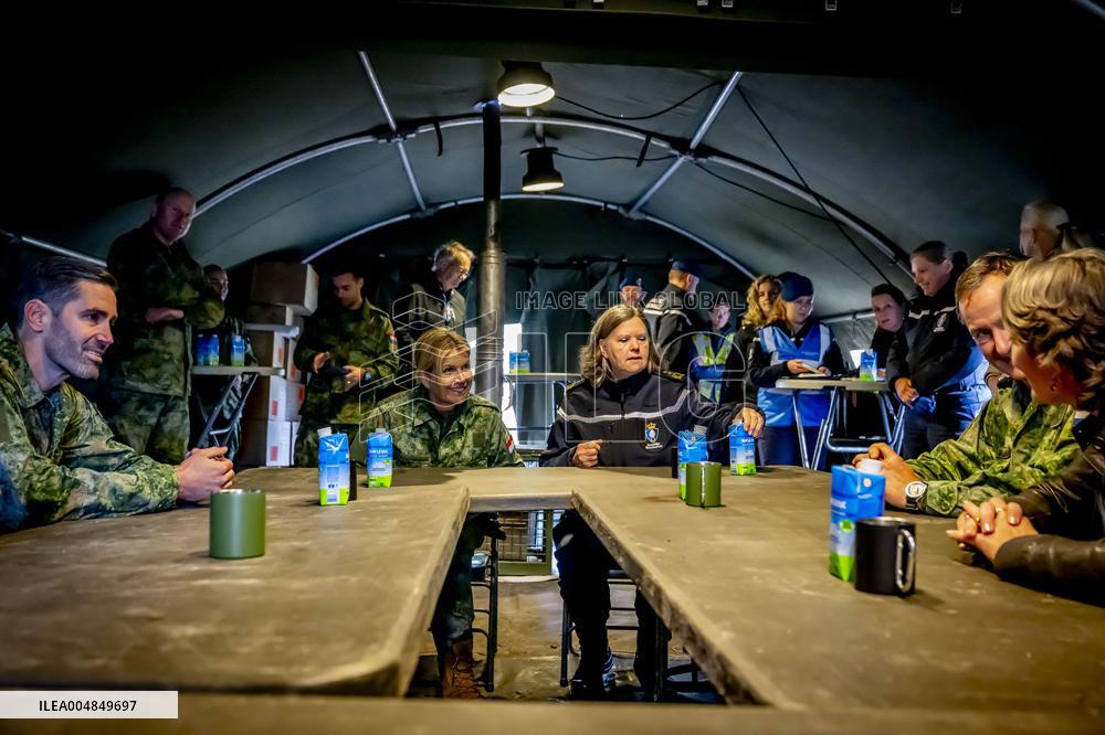 Queen Maxima Visit the Royal Marechaussee Training and Education Center - Netherlands