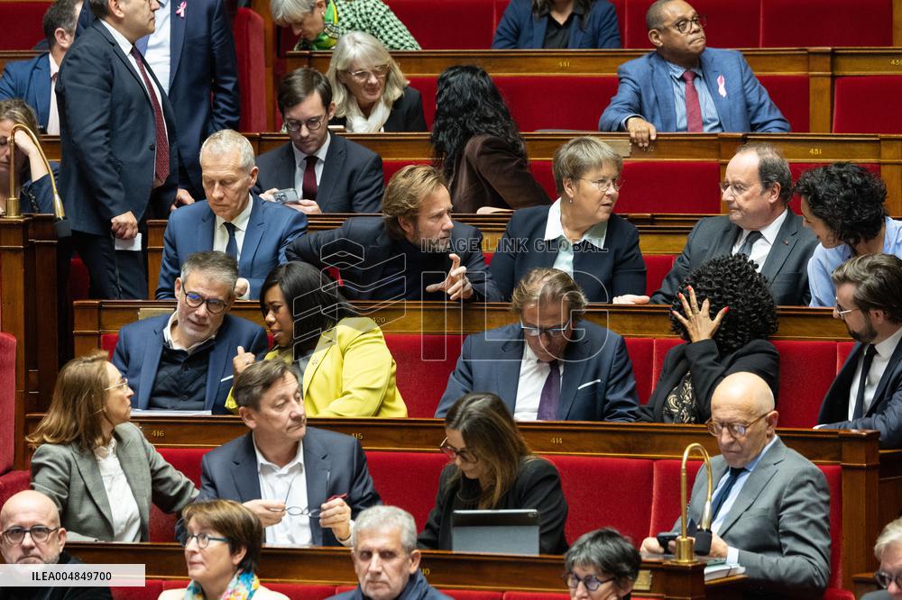 Questions to the government at the National Assembly - Paris