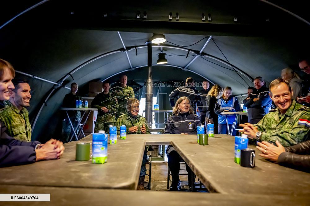 Queen Maxima Visit the Royal Marechaussee Training and Education Center - Netherlands