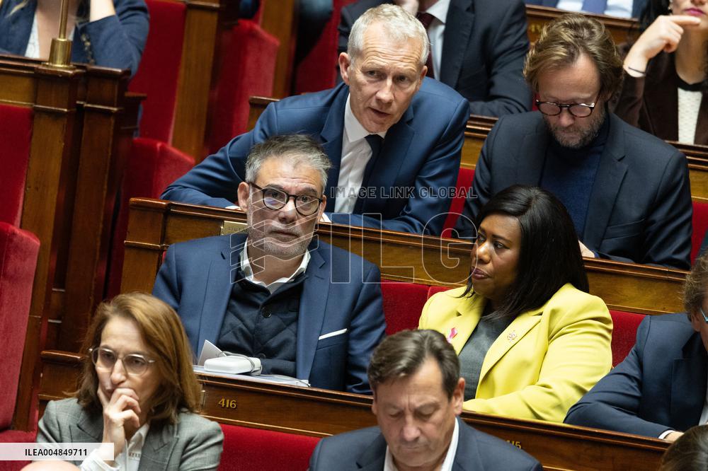 Questions to the government at the National Assembly - Paris