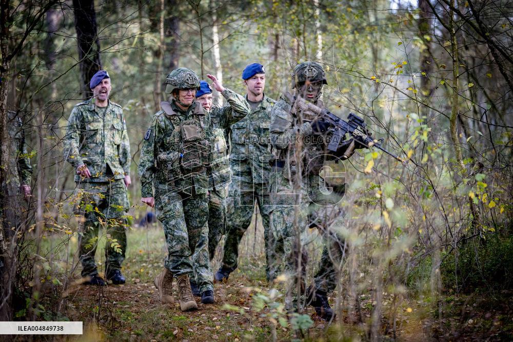 Queen Maxima Visit the Royal Marechaussee Training and Education Center - Netherlands