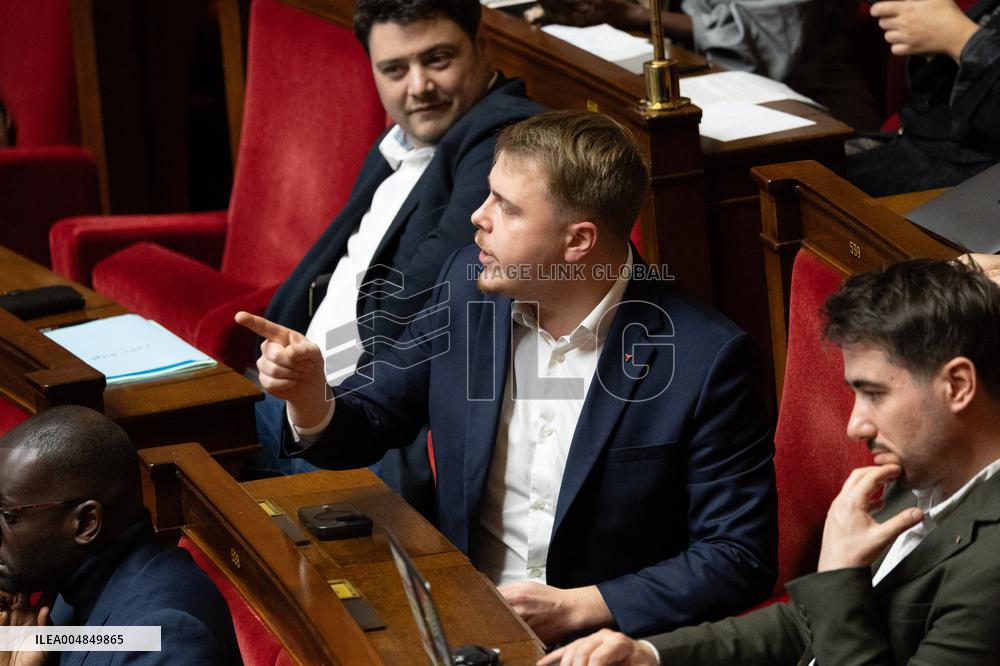 Questions to the government at the National Assembly - Paris