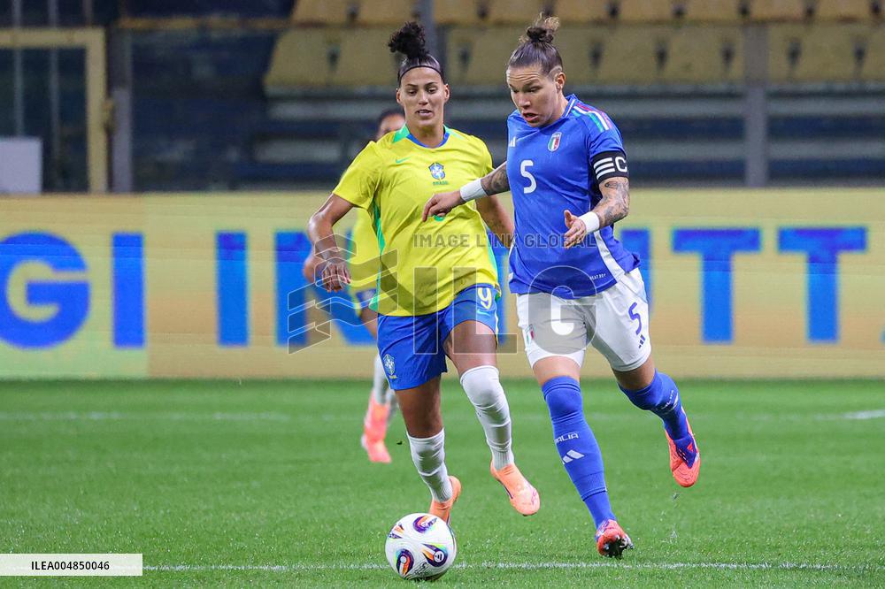 CALCIO - Amichevole - Italy Women vs Brazil Women