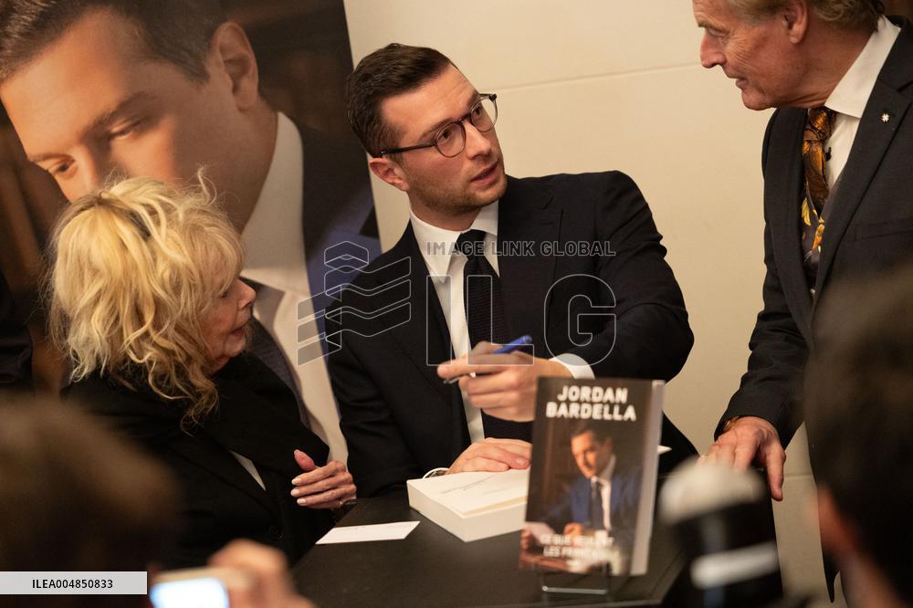 Launch of Jordan Bardella book - Paris