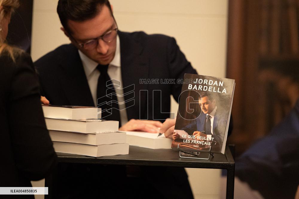Launch of Jordan Bardella book - Paris