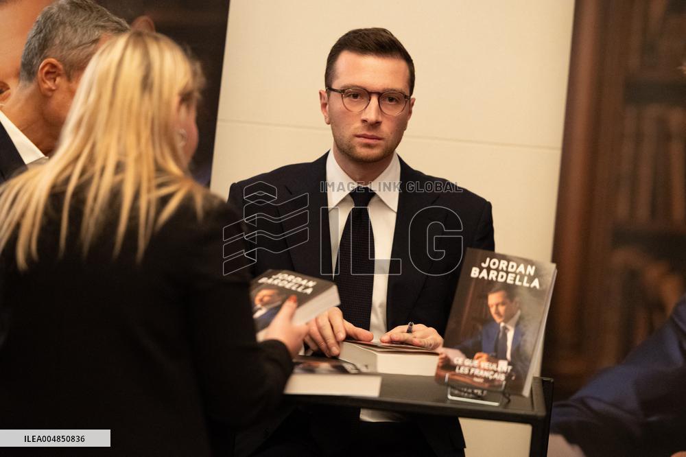 Launch of Jordan Bardella book - Paris