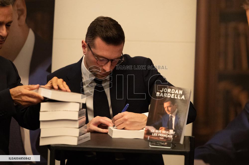 Launch of Jordan Bardella book - Paris