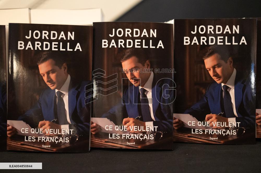 Launch of Jordan Bardella book - Paris