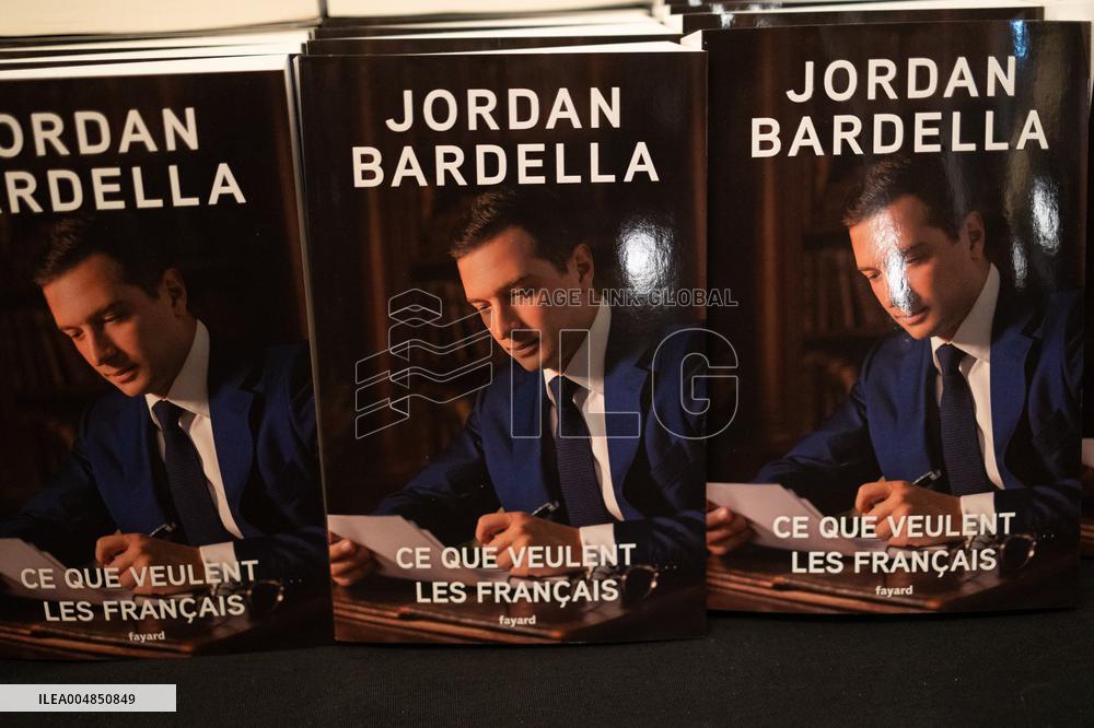 Launch of Jordan Bardella book - Paris