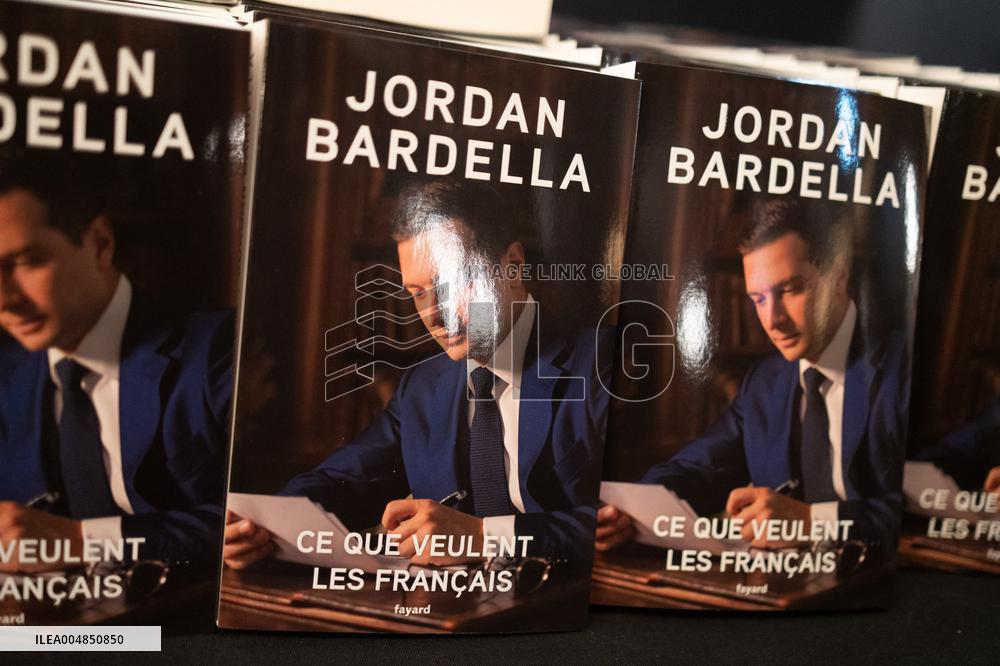 Launch of Jordan Bardella book - Paris