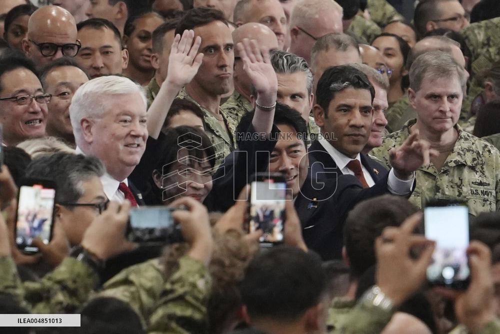 U.S. President Trump at Yokosuka base