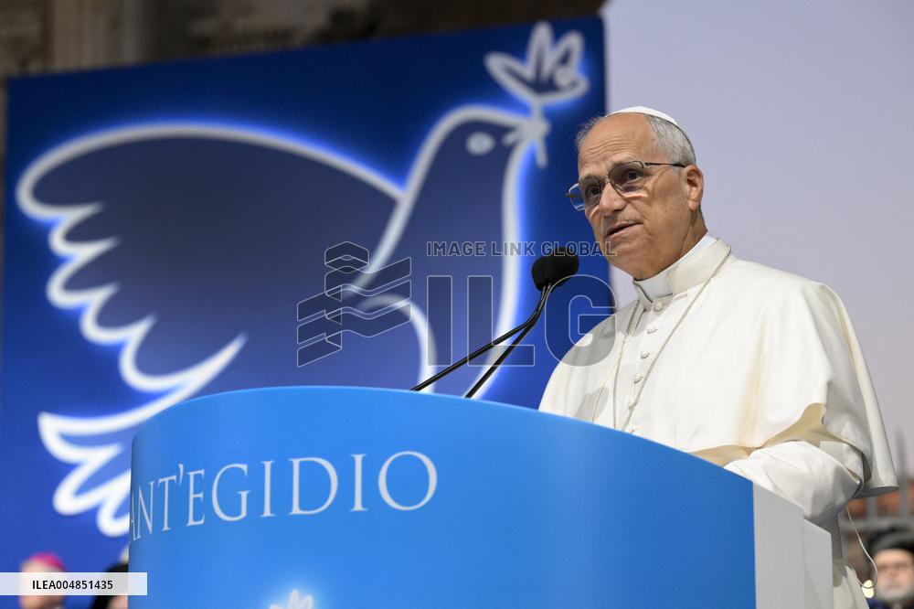 Pope Leo XIV At Meeting For Peace At The Colosseum - Rome