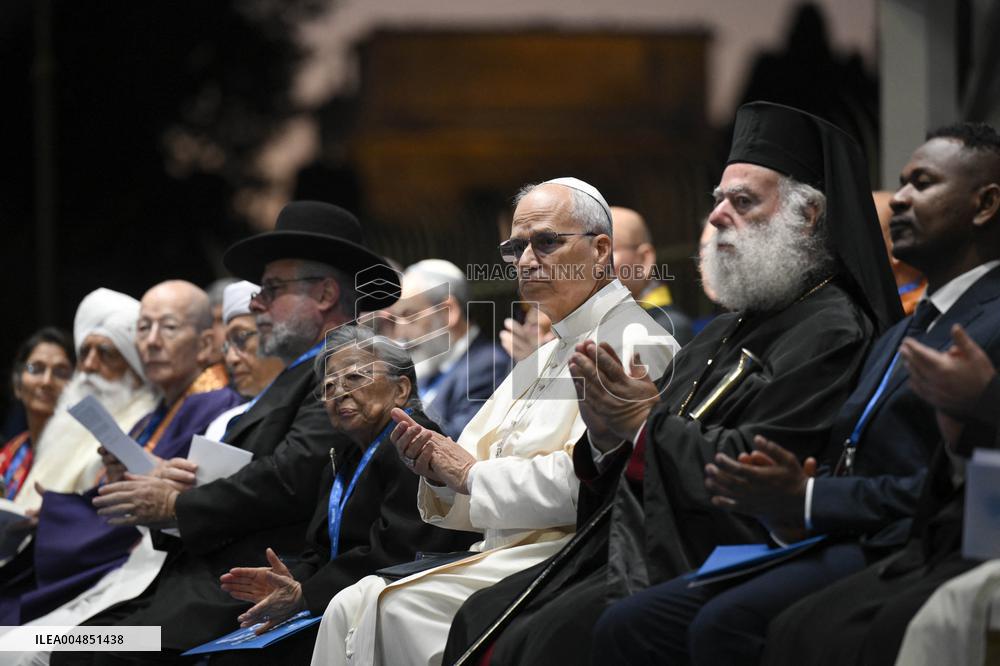 Pope Leo XIV At Meeting For Peace At The Colosseum - Rome
