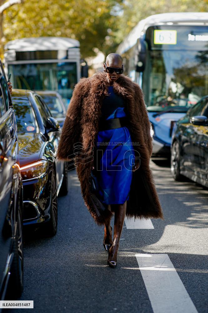 PFW - Akris Street Style