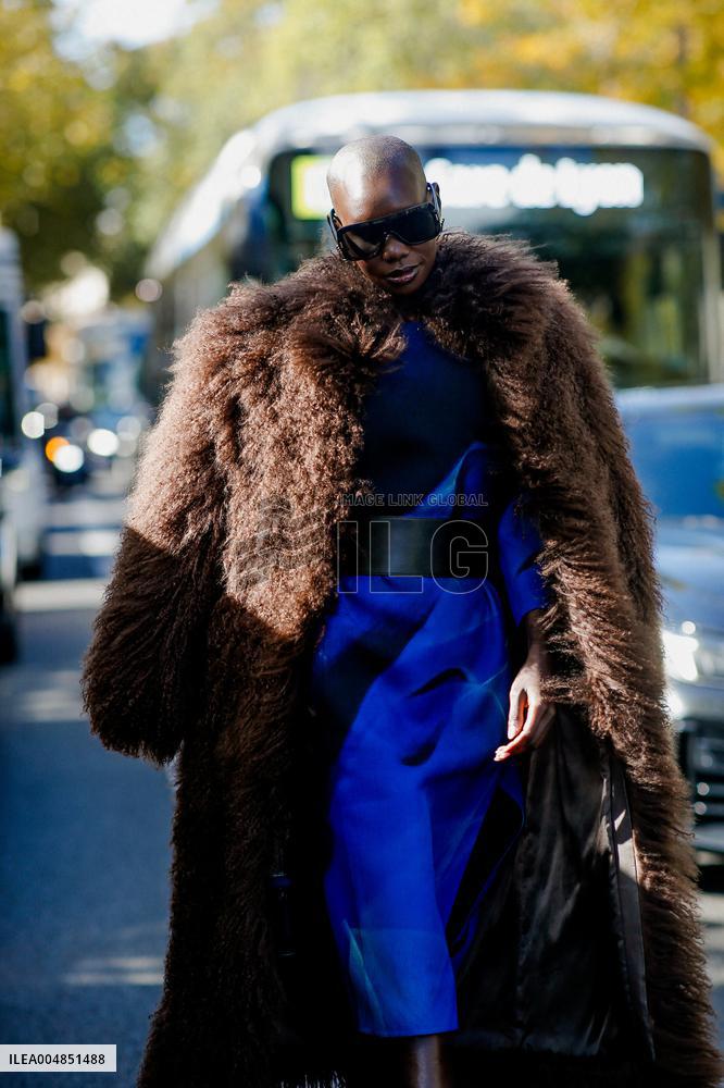 PFW - Akris Street Style