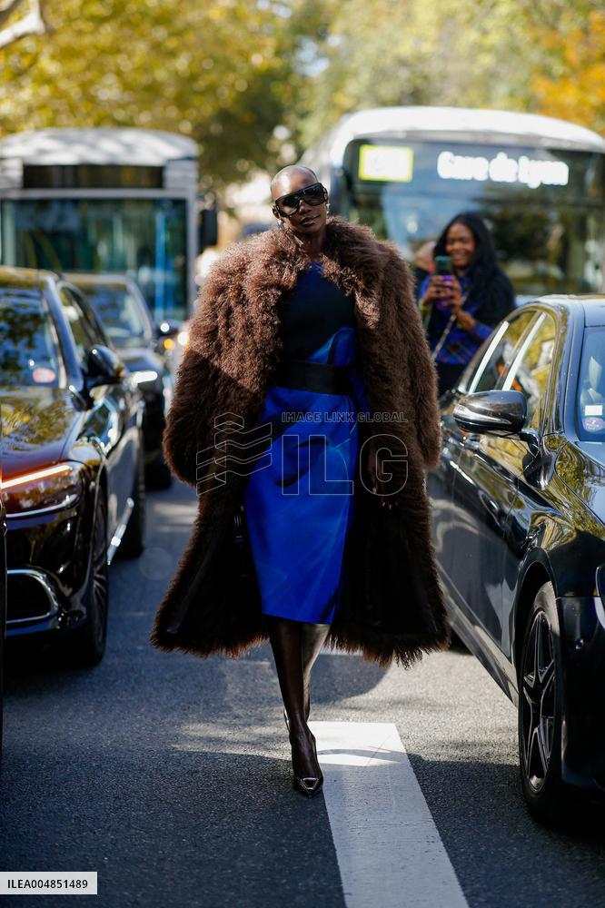 PFW - Akris Street Style