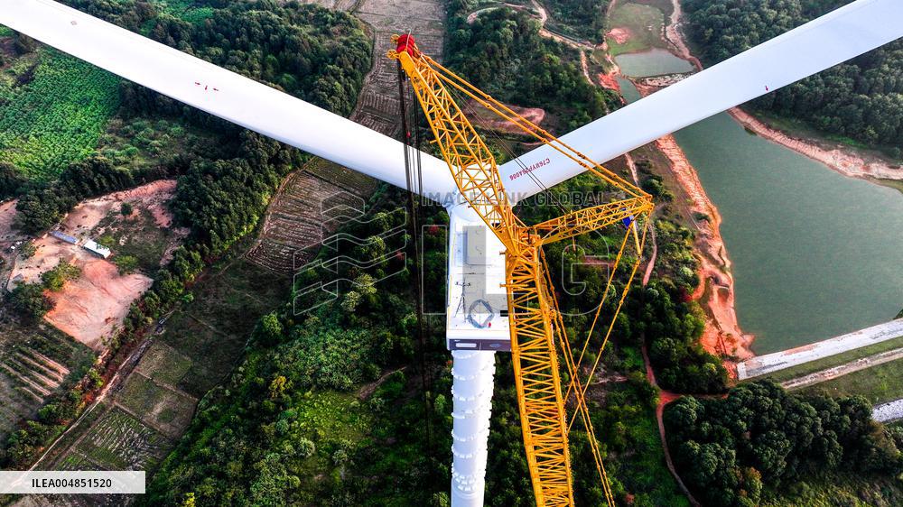 Wind Power Projects Construction in Yichun