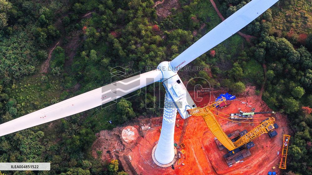 Wind Power Projects Construction in Yichun