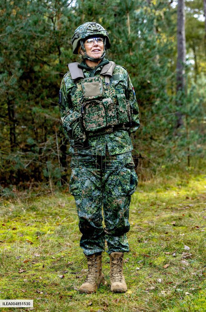 Queen Maxima Visit the Royal Marechaussee Training and Education Center - Netherlands