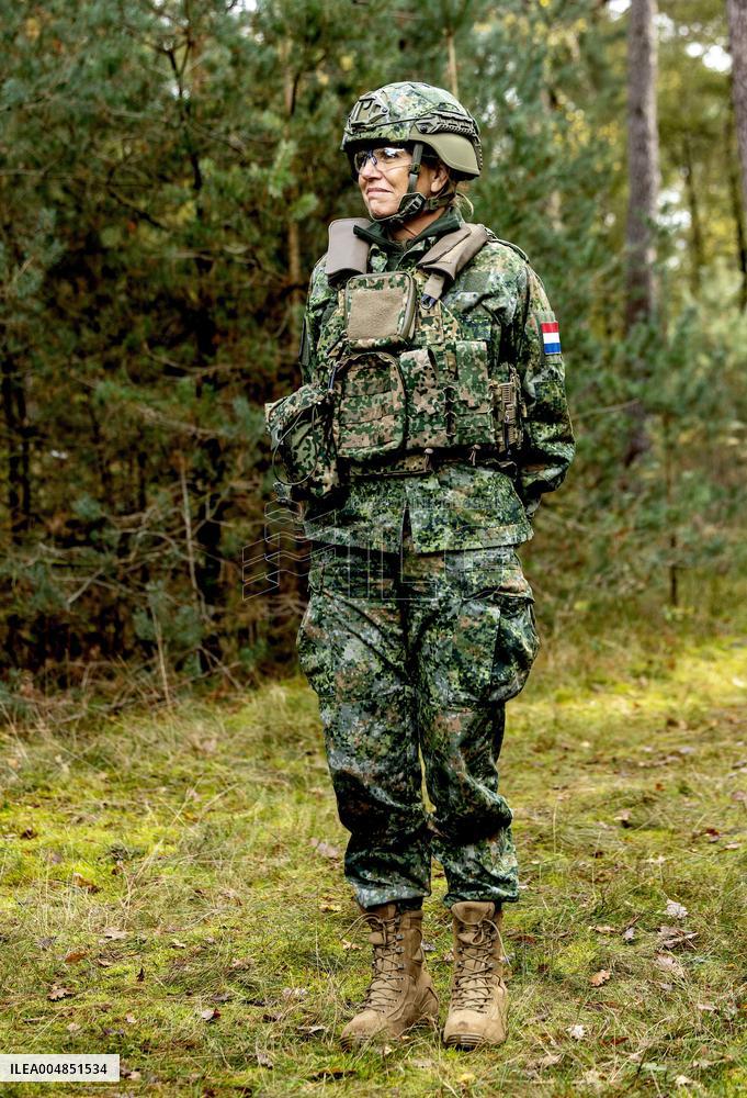 Queen Maxima Visit the Royal Marechaussee Training and Education Center - Netherlands